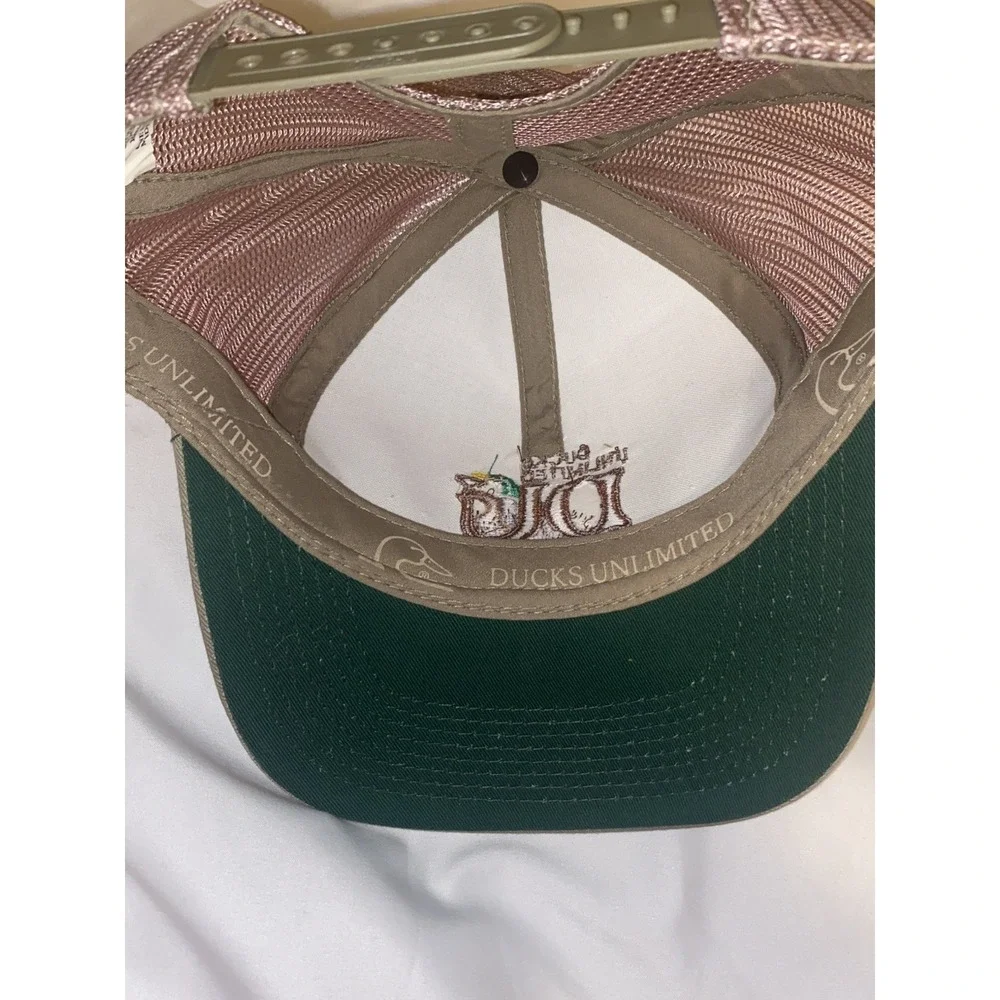 Vintage Ducks Unlimited BROWN/ TAN COMMITTEE Hunters Embroidered ‎ Hat